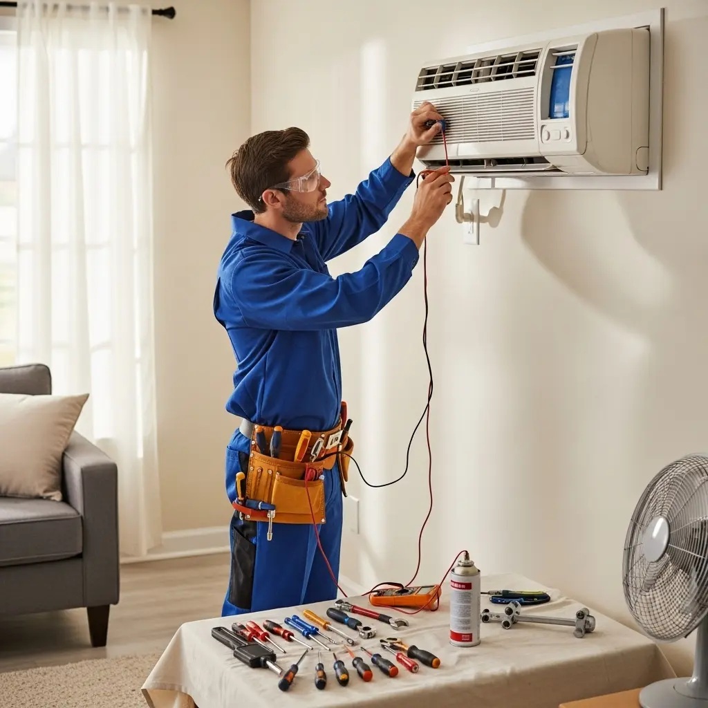 Güngören Amana Amana klima gaz dolumu ve bakım – Enerji verimliliği artırıldı. - Teknik servis örneği